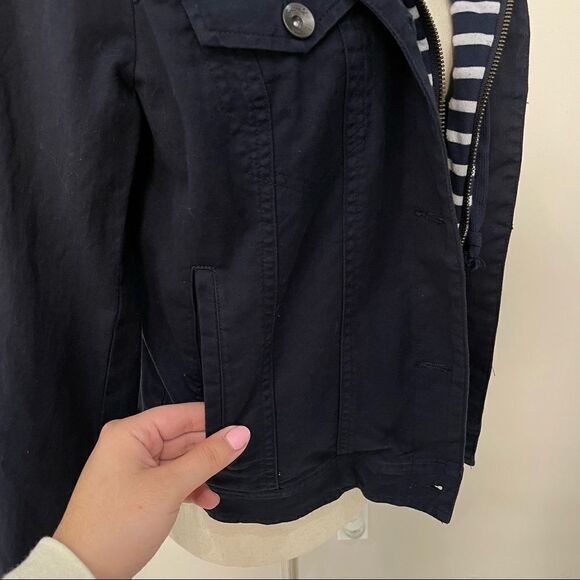 NWT Splendid Corby Twofer Jacket with Stripe Hood Size Medium - Picture 8 of 16